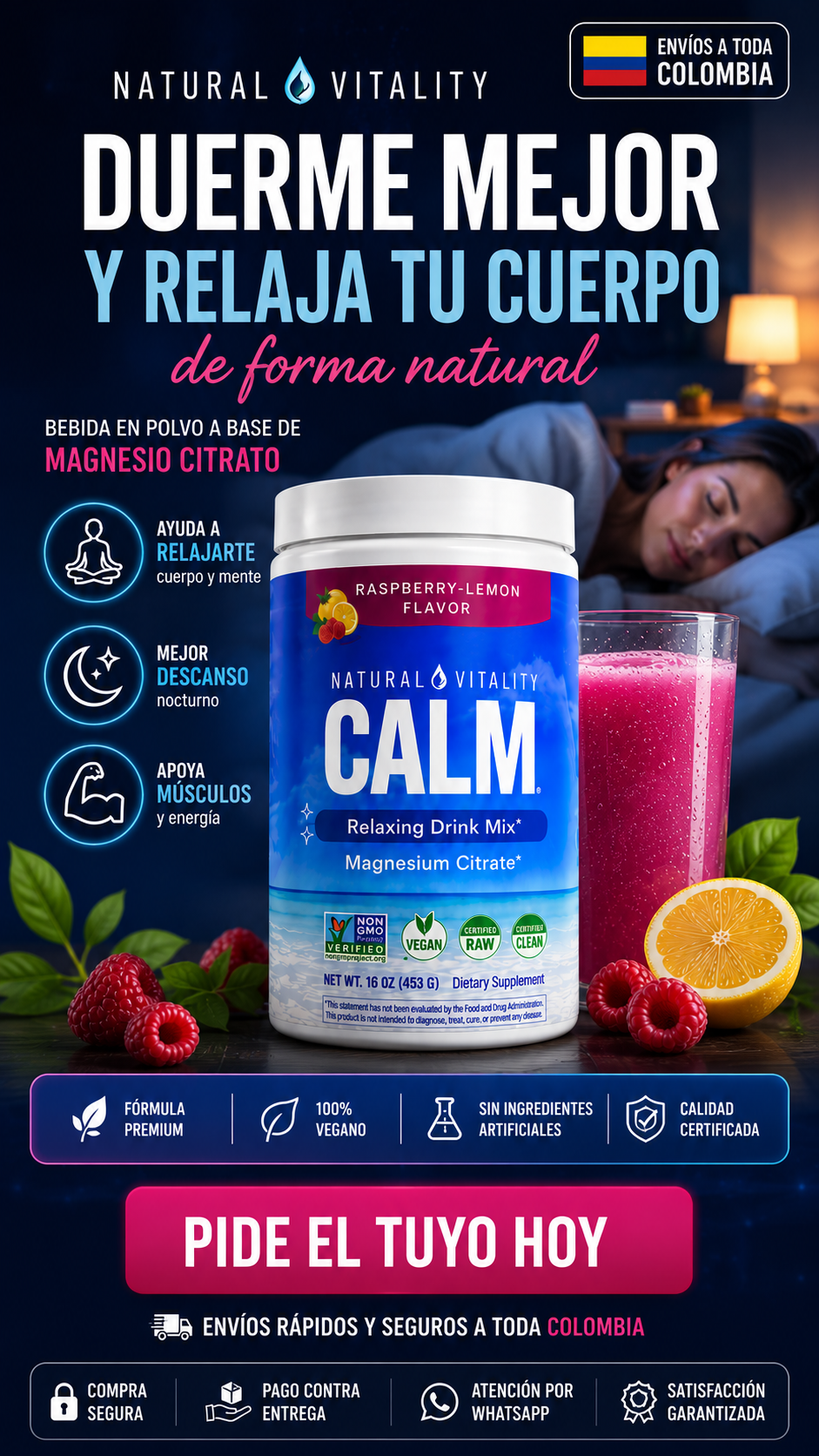 ¿Tu mente no se apaga en la noche? Recupera tu momento de calma 💙